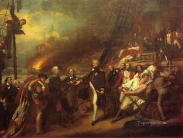  Ola Pintura al %C3%B3leo - La victoria de Lord Duncan, también conocido como la rendición del almirante holandés De Winter, la Nueva Inglaterra colonial John Singleton Copley